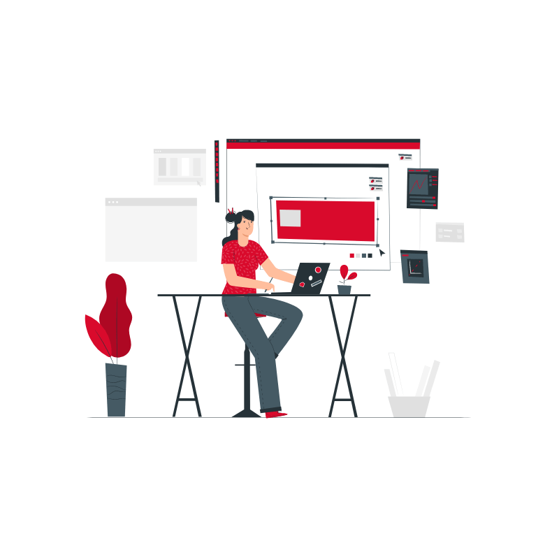 Web design, portofoliu magazin online